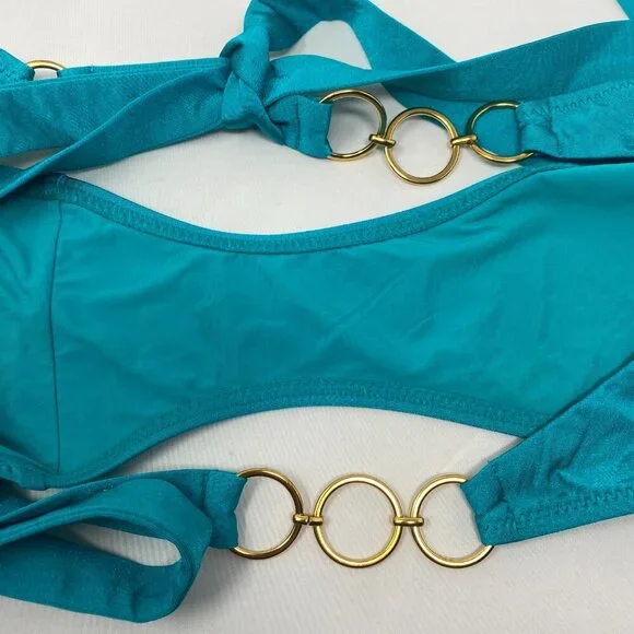 Agent Provocateur Anastacia Teal Bikini Set 34B/3